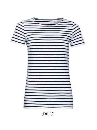 SOL'S SO01399 SOL'S MILES WOMEN - KEREKNYAKÚ CSÍKOS PÓLÓ XS