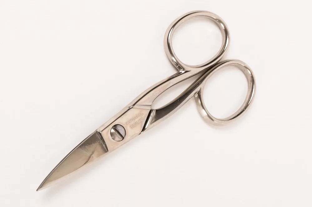 Extrasol – Heavy-duty Toenail Scissors – Curved – Nickel-plated – 100 mm
