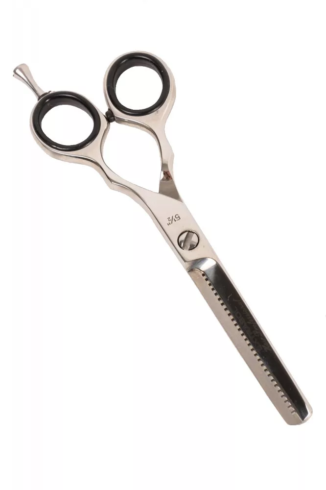 Extrasol – Jaguar Style – Professional Thinning Shears – Single-Sided – 5.5" – Polished