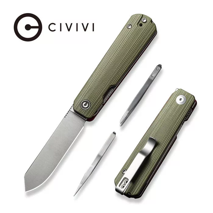Sendy – Nitro-V Blade – Green-Red G-10 Handle
