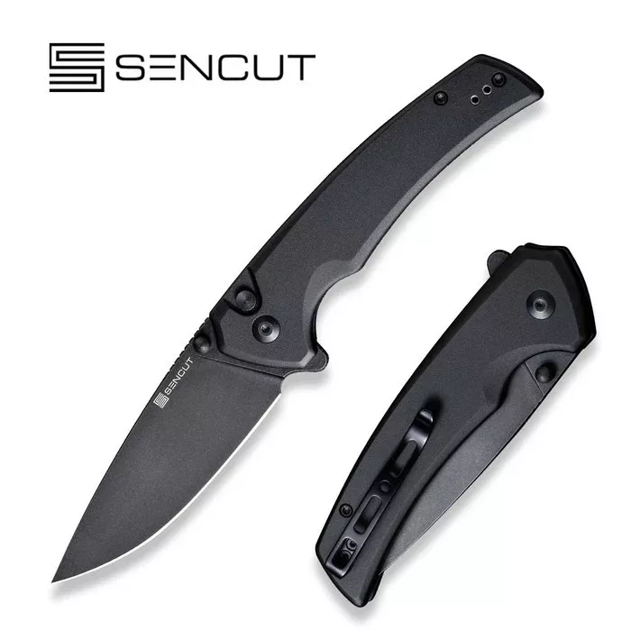 Serene – Black D2 Blade – Black Aluminium Handle