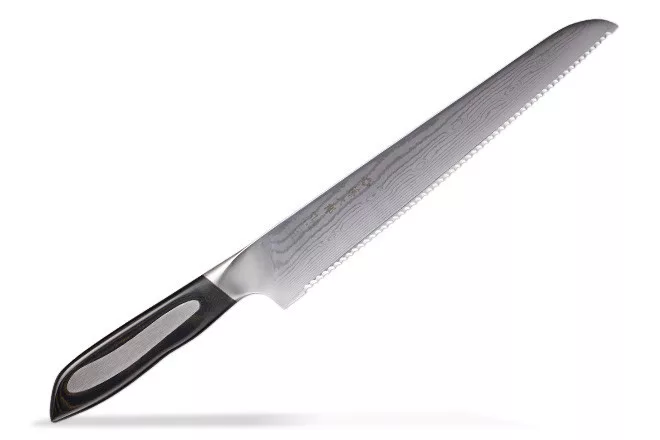 Flash DP Damascus – Brotmesser – Wellenschliff – 240 mm