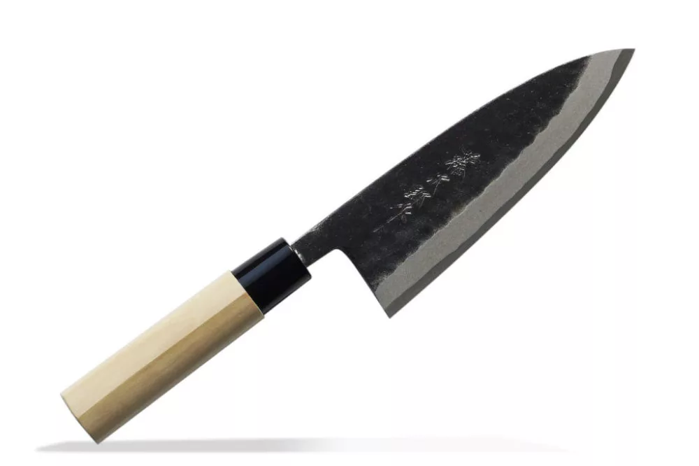 Shirogami Hammered – Deba – Right-Handed Carbon Steel Blade – 165 mm