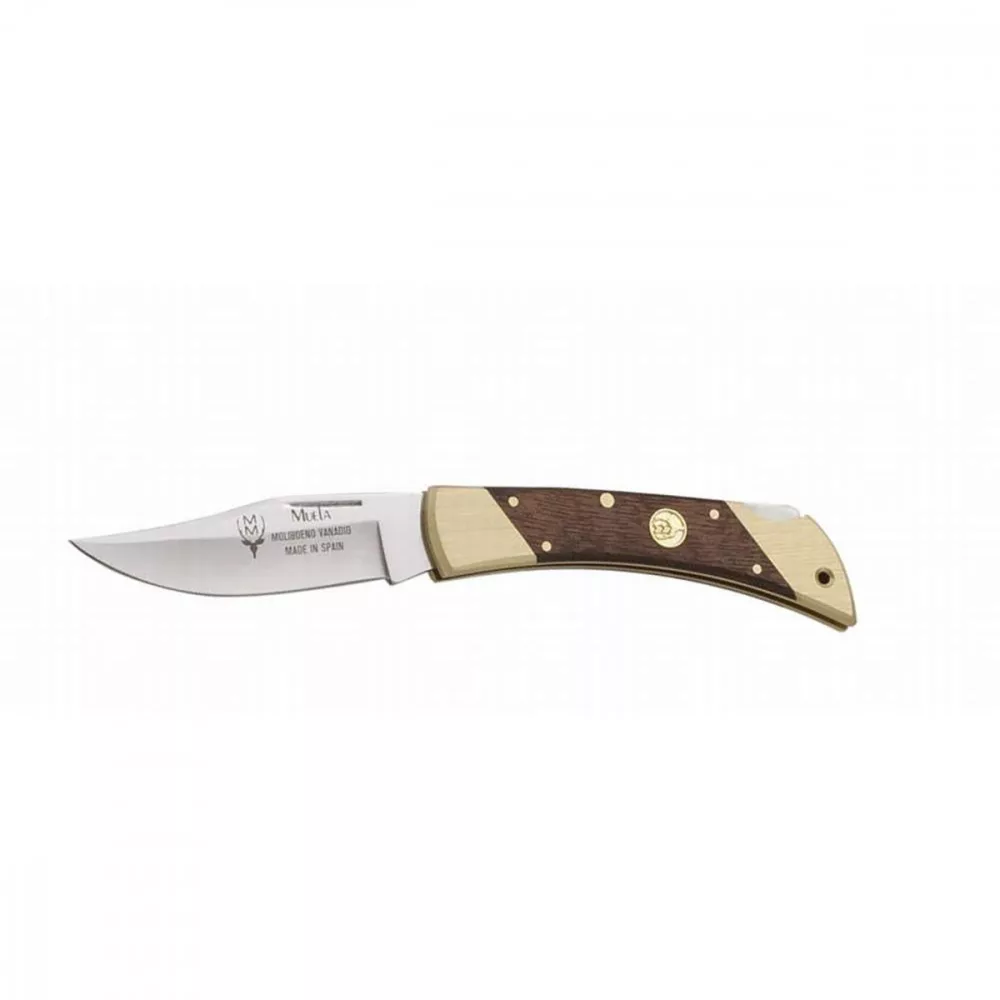 Vadász – Fa markolat, réz veretekkel – 90 mm