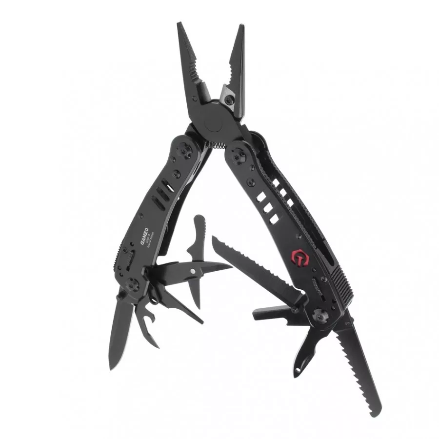 G302-B – Multitool – Stahl 440C – Schwarz – 27 Funktionen