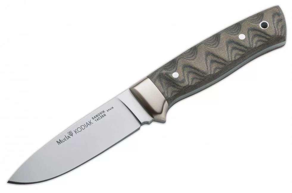 Kodiak-10G.M – Hunting Knife – Green Micarta Handle