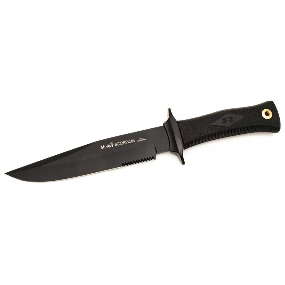 Scorpion-18N – Taktikai tőr – PTFE penge – 18 cm – Fekete