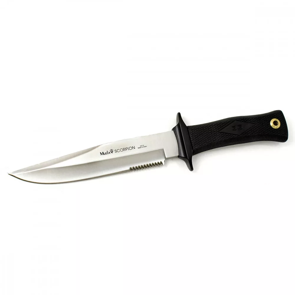 Scorpion-18W – Taktikai tőr – 18 cm – Fekete