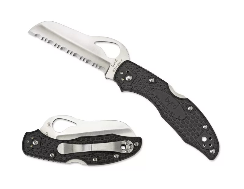 Byrd Meadowlark 2 Rescue – Black FRN – Serrated edge