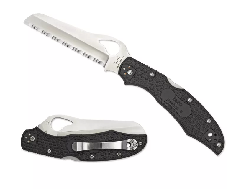 Byrd Cara Cara 2 Rescue – Black FRN – Serrated Edge
