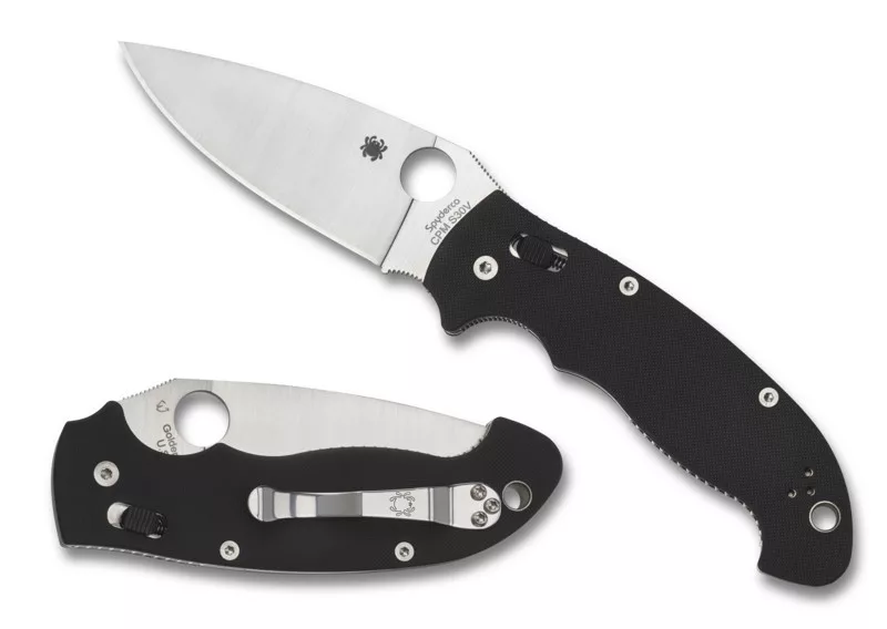 Manix 2 XL – Schwarz G-10 – Glatte Schneide