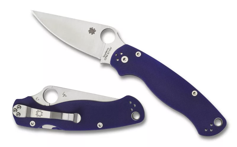 Para Military 2 – G-10 éjkék – CPM-S110V acél – Sima él