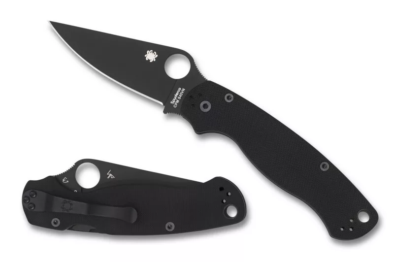 Para Military 2 – Black G-10, Black Blade – Plain Edge