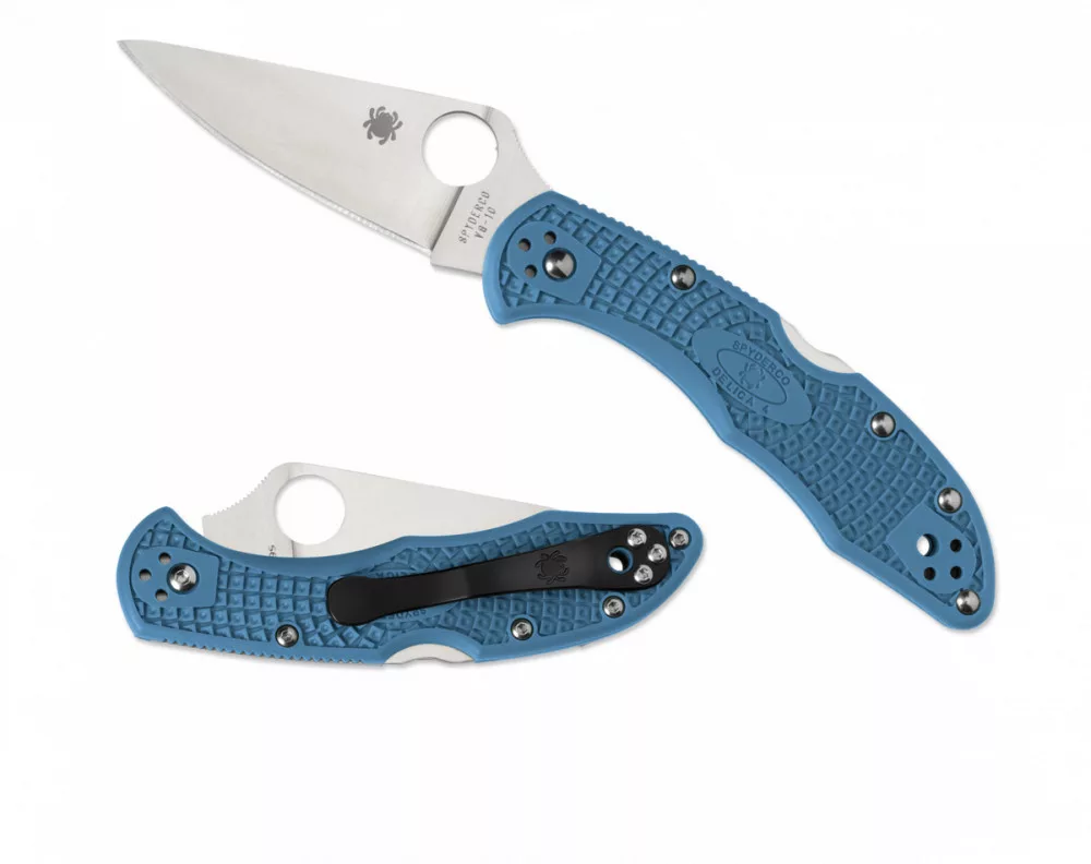 Delica 4 – FRN Blue – Flat Grind – Plain Edge