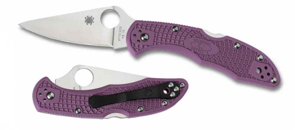 Delica 4 – FRN lila – Lapos élezésű – Sima él