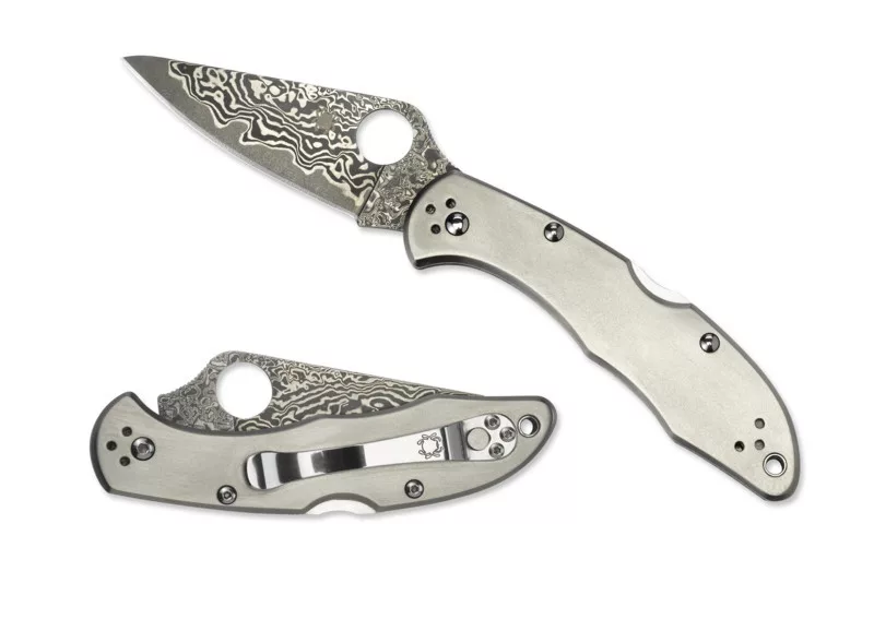 Delica 4 – Titanium handle – Plain edge