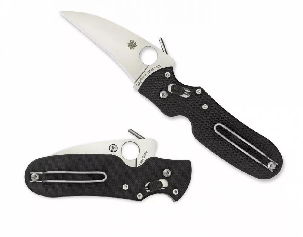 P'Kal – Schwarzes G-10 – Glatte Schneide