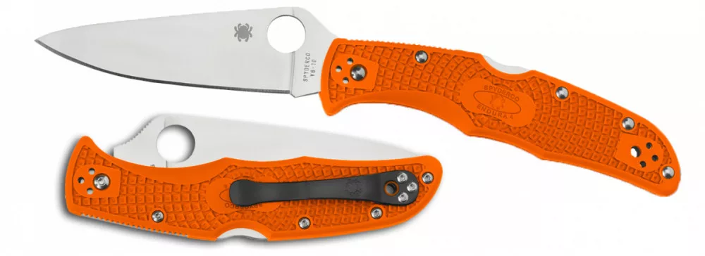 Endura 4 – FRN Orange – Flat Grind – Plain Edge