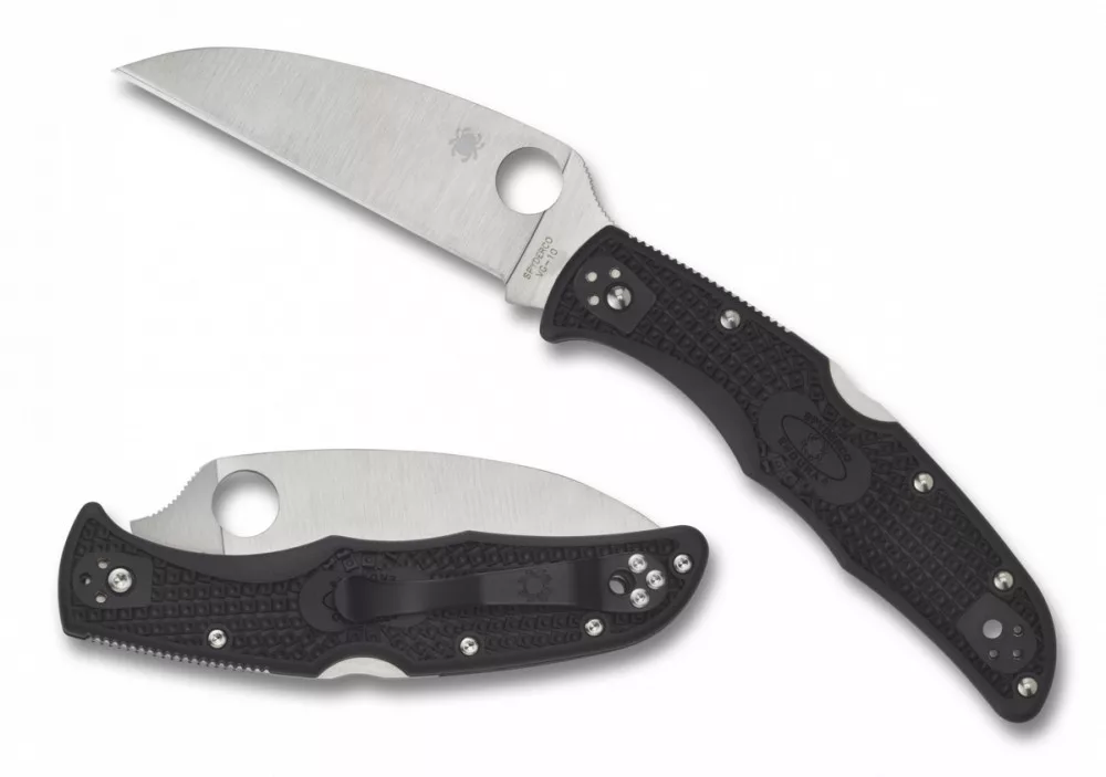 Endura 4 – Schwarz FRN – Wharncliffe-Klinge – VG-10-Stahl – Glatte Schneide
