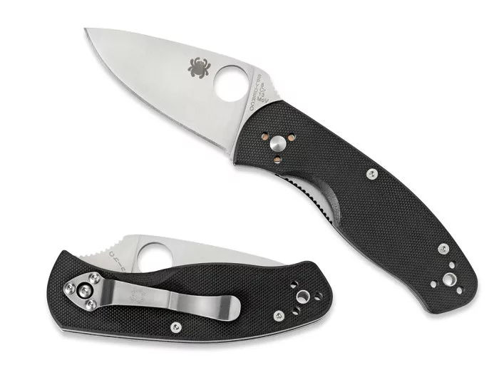 Persistence – Black G-10 – Plain Edge