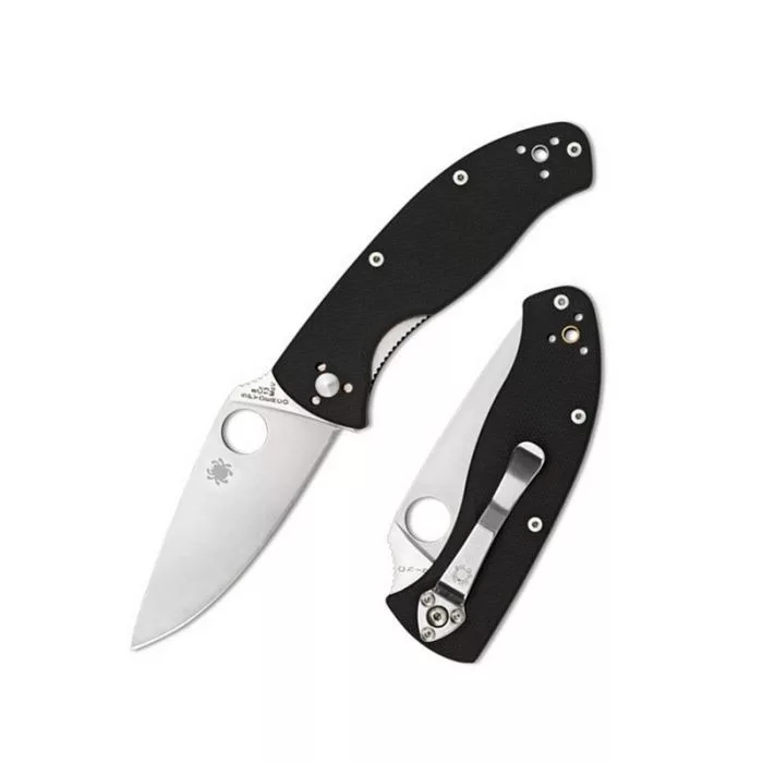 Tenacious – Black G-10 – Plain Edge