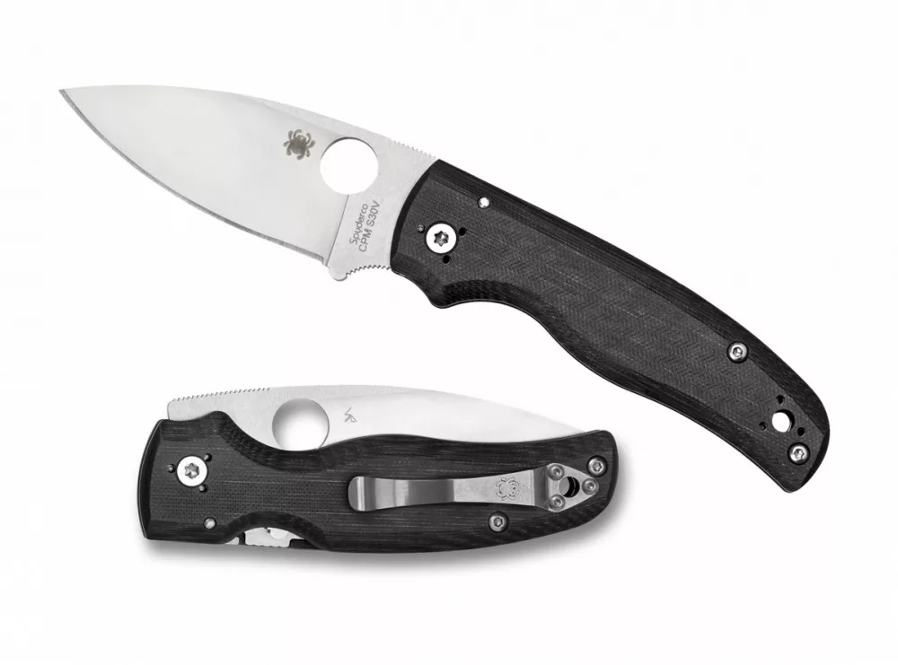 Shaman – G-10 fekete – CPM-S30V acél – Sima él
