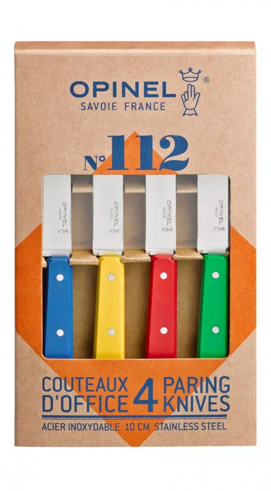 No.112 – Aprítókés – 4 db – Inox – Klasszikus színek