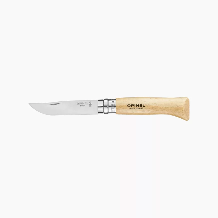 No.08 – Stainless – Beechwood – Blister pack