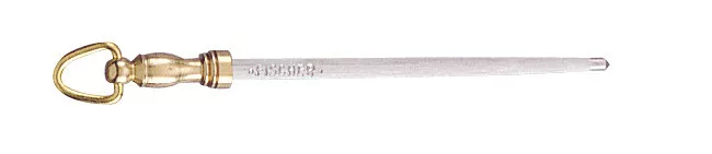 Deluxe – Wetzstahl – 10 cm – Messinggriff