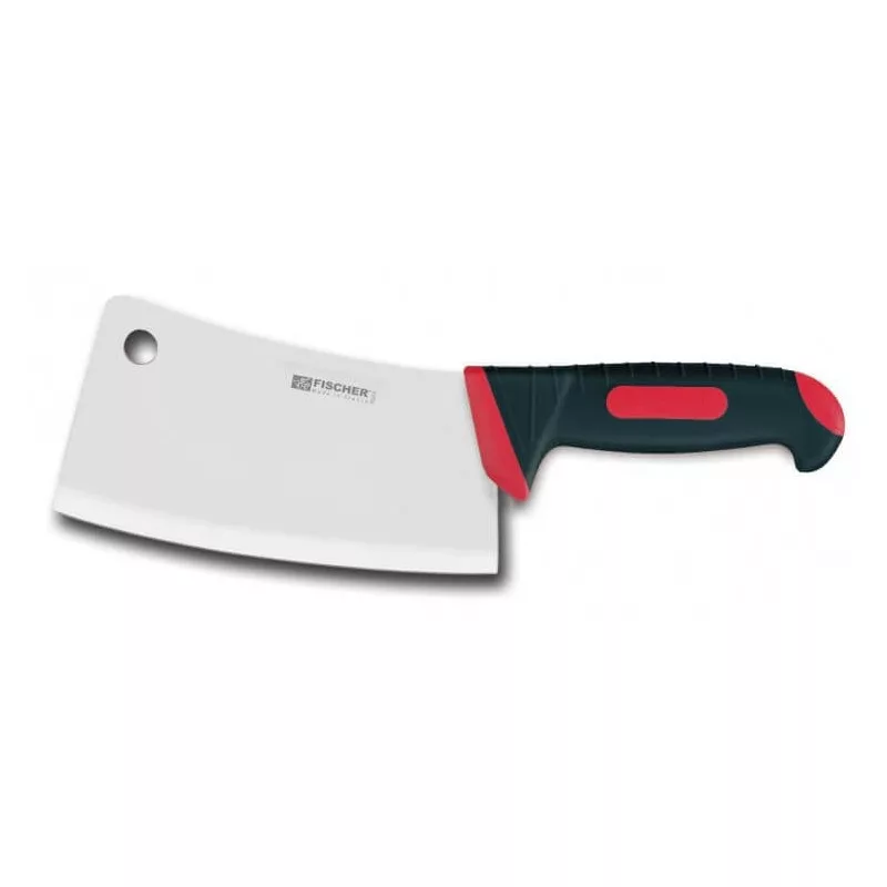 Metzgerbeil – 22 cm – Rot-Schwarz