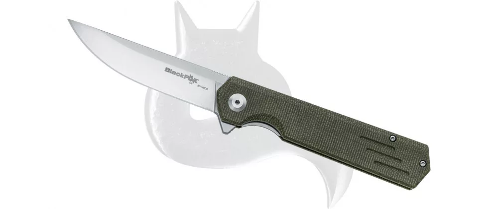 BlackFox Revolver – Micarta – Zöld