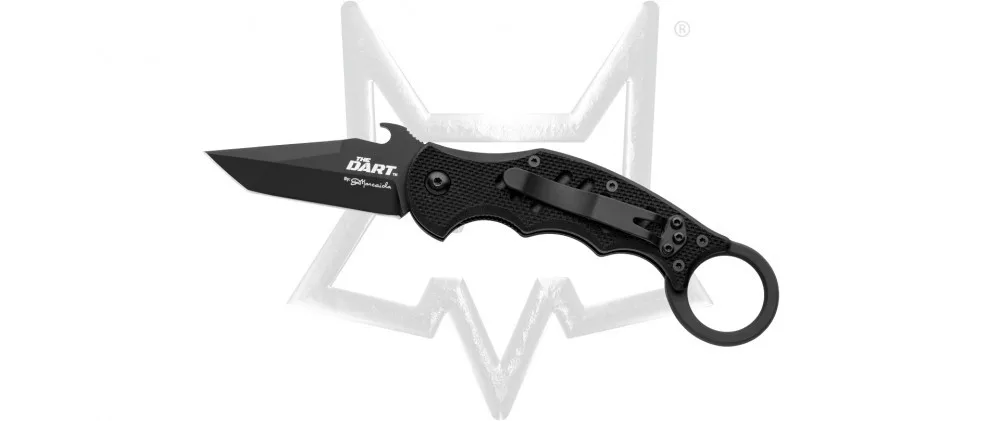 The Dart – Karambit – Tanto penge – G-10 markolat – Fekete