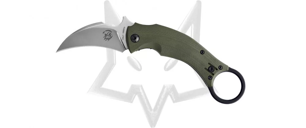 Black Bird – Karambit – G-10 handle – Green – Stonewashed