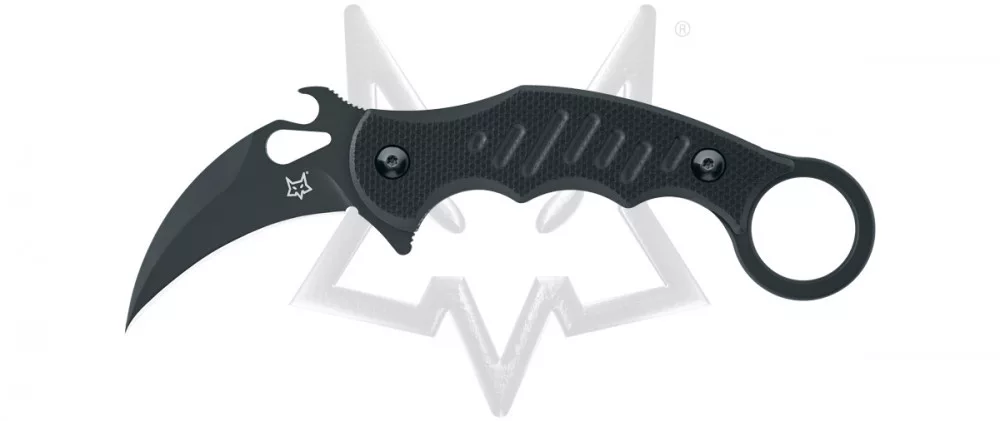 598 – Karambit – Festklinge – G-10-Griff – Schwarz