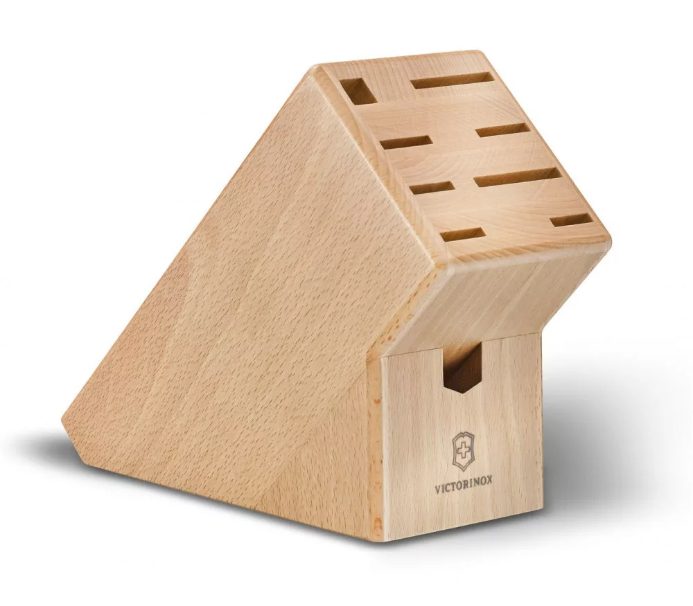 Swiss Classic – Knife block – 9-piece – Beech wood – Empty