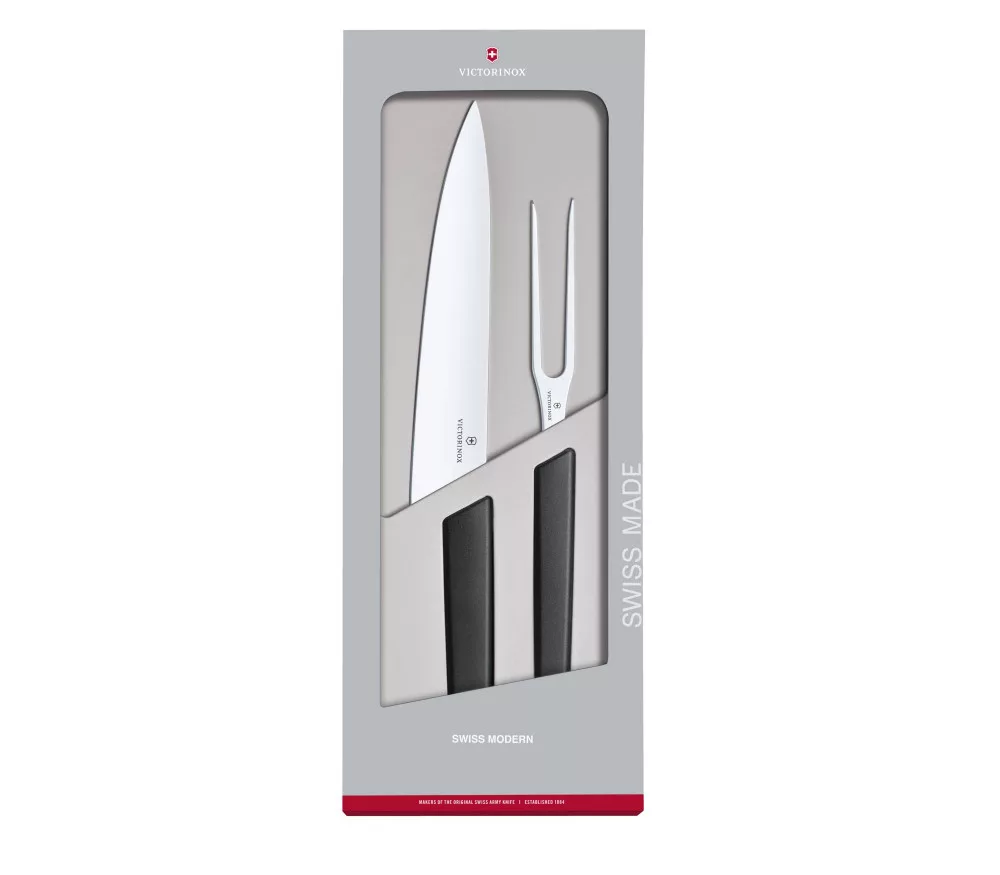 Swiss Modern – Tranchierset – 2-teilig – Schwarz