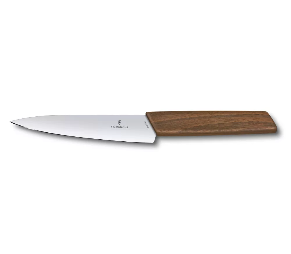 Swiss Modern – Kitchen Knife – 15 cm – Walnut