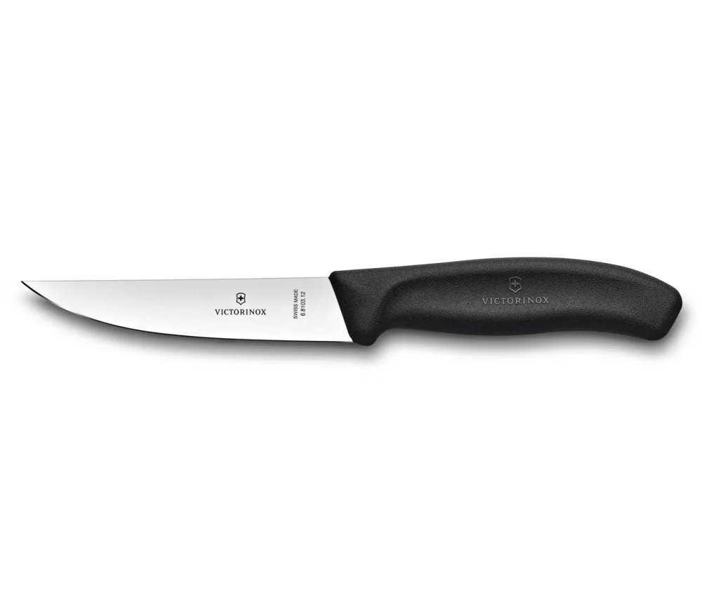Swiss Classic – Slicing Knife – Narrow – 12 cm – Black – Blister Pack