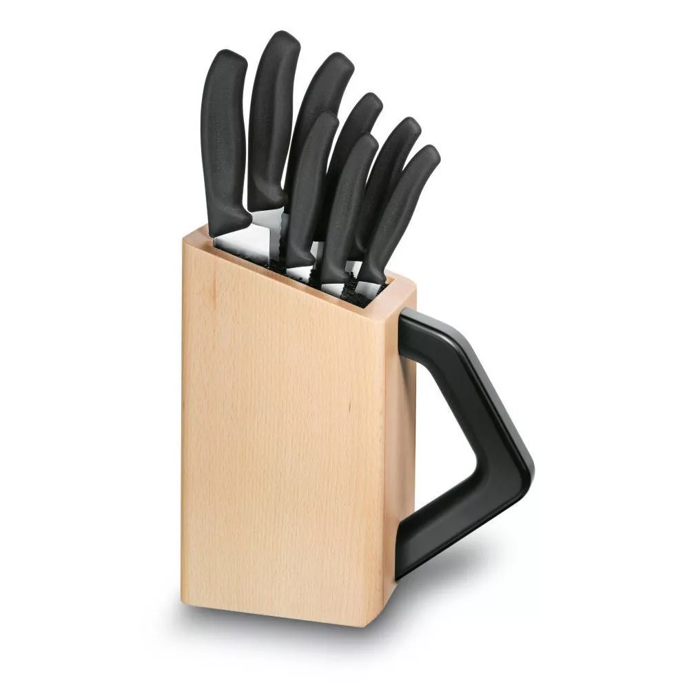 Swiss Classic – Késkészlet – Bükkfa boxban – 8 db-os