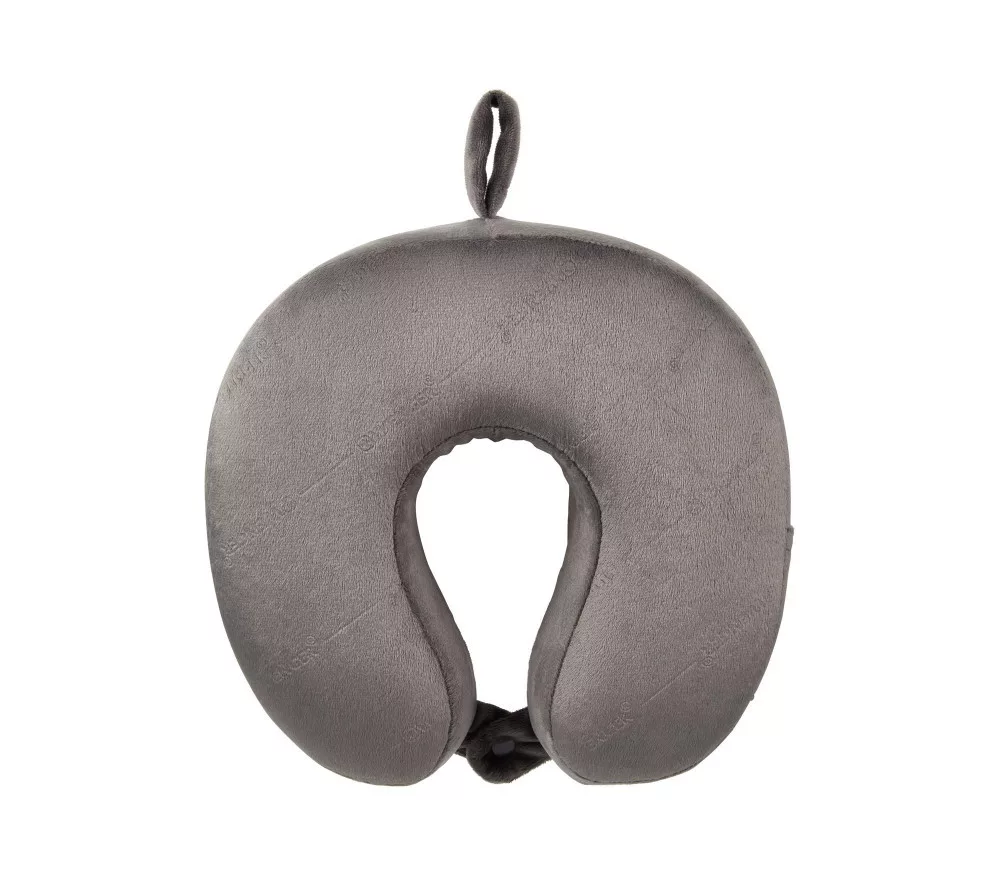 Travel Pillow – Memory Foam – Grey