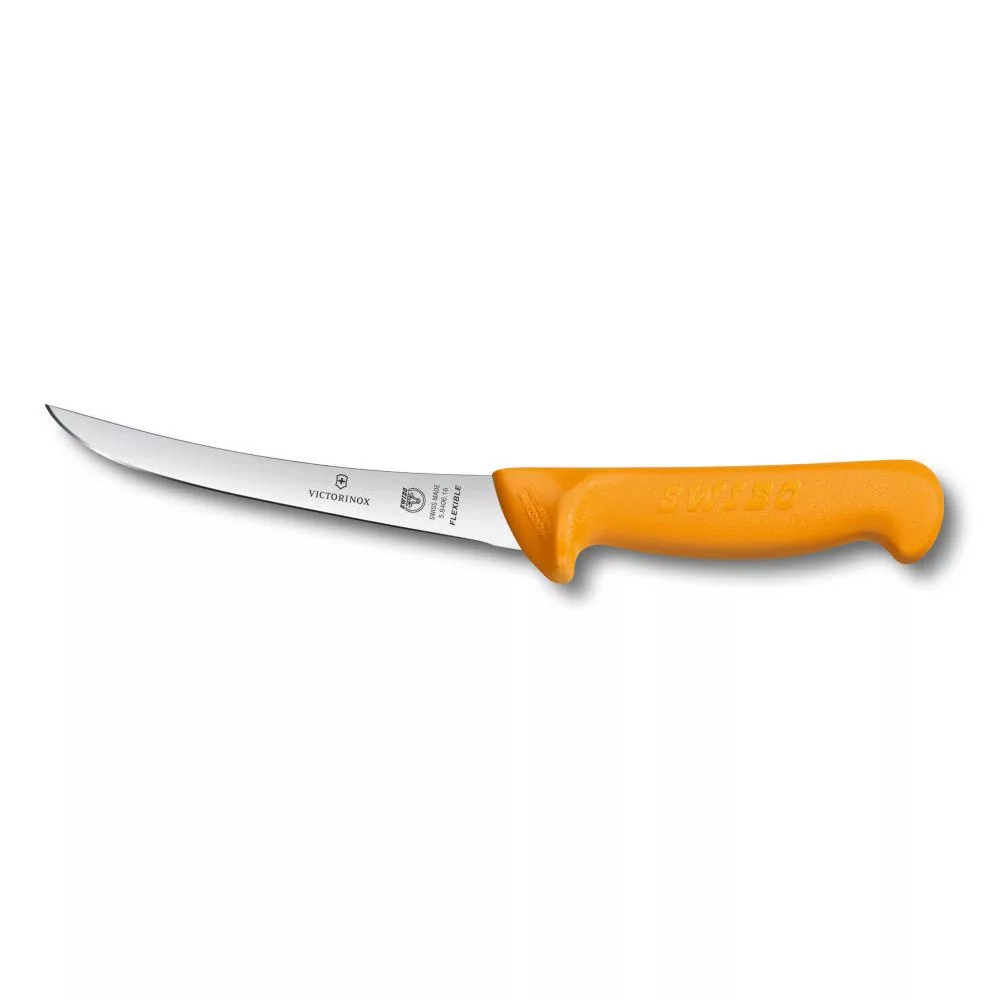 Swibo – Boning knife – Curved – Flexible – 16 cm – Orange