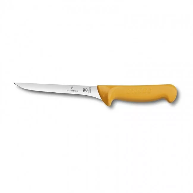 Swibo – Ausbeinmesser – Gebogen – Schmal – Flexibel – 16 cm – Orange