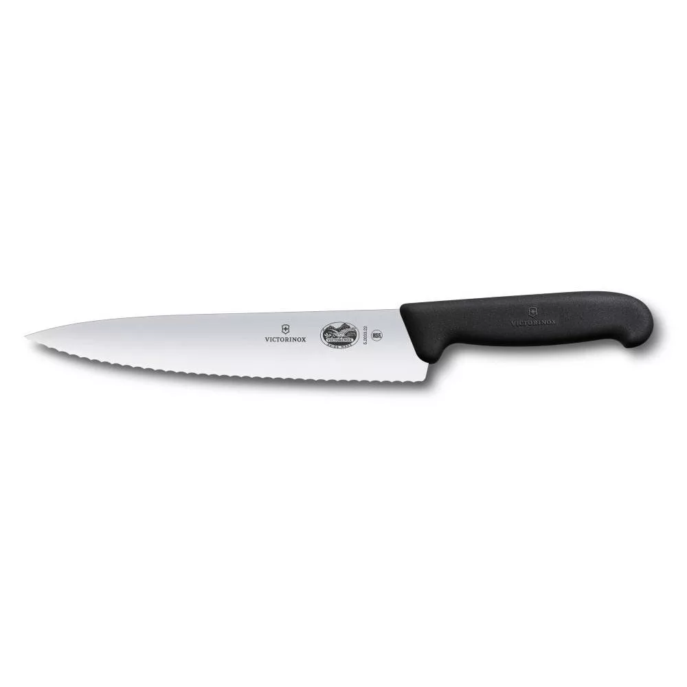 Fibrox – Chef's Knife – Serrated Edge – 22 cm