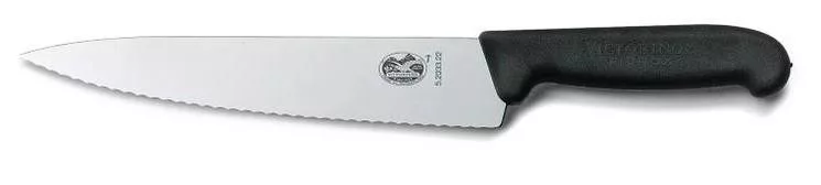 Fibrox – Chef's Knife – Serrated Edge – 19 cm