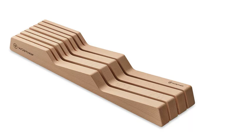 7270 – Messereinsatz für Schublade – 7 Fächer – Buche