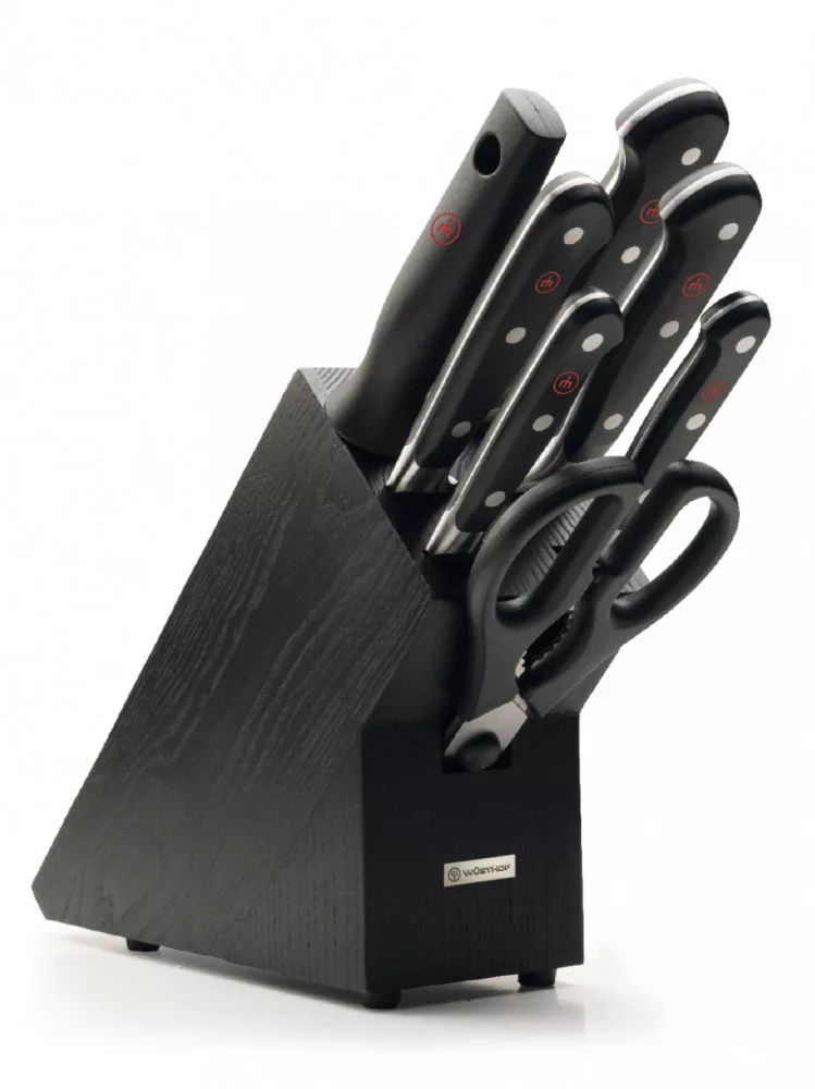 9837 – Classic – Knife block – 7-piece – Ash wood