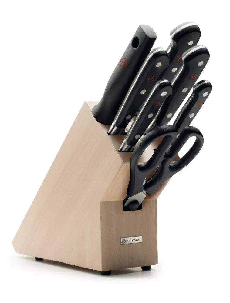 9835 – Classic – Messerblock – 7-teilig – Buchenholz