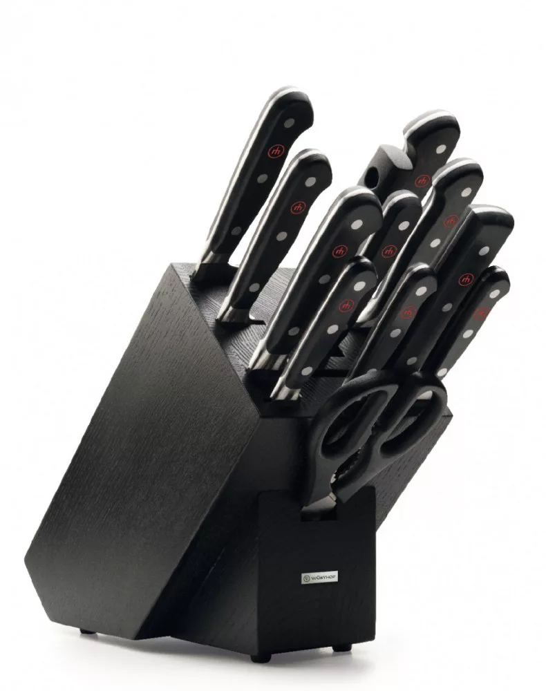 9848 – Classic – Knife Block – 12 pcs – Black