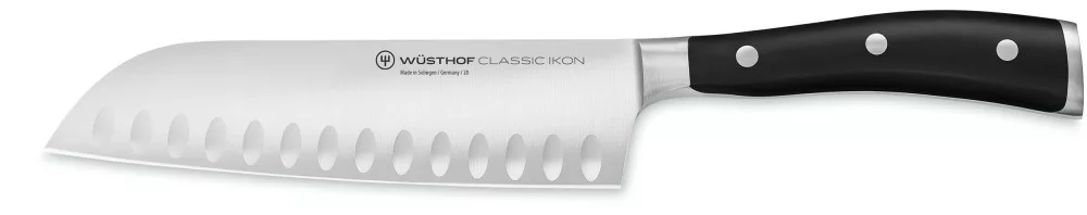4176D – Classic Ikon – Santoku – 17 cm – Kullenschliff – in Box