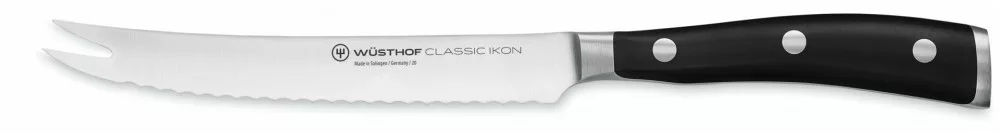 4136D – Classic Ikon – Tomatenmesser – 14 cm – Gabelspitze – in Geschenkbox